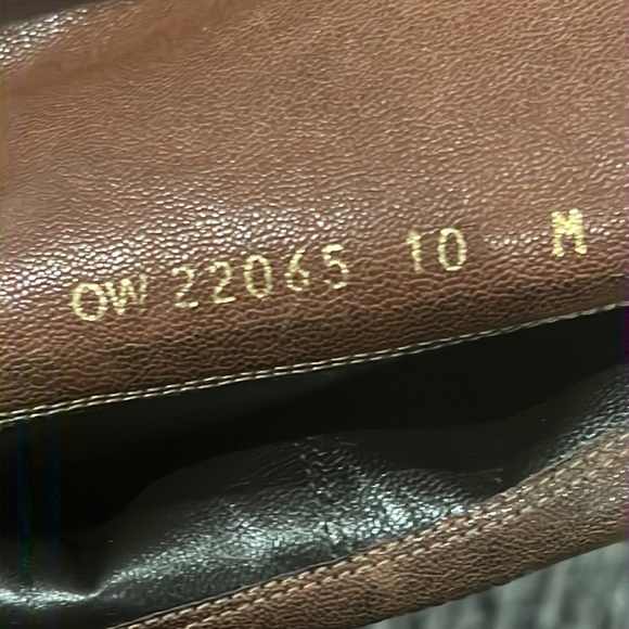 Authentic Stuart Weitzman tall brown leather wedge boots sz 10 - Picture 12 of 15